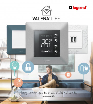 Okos otthonok kényelme és biztonsága Valena Life/Allure Netatmo termékcsaláddal